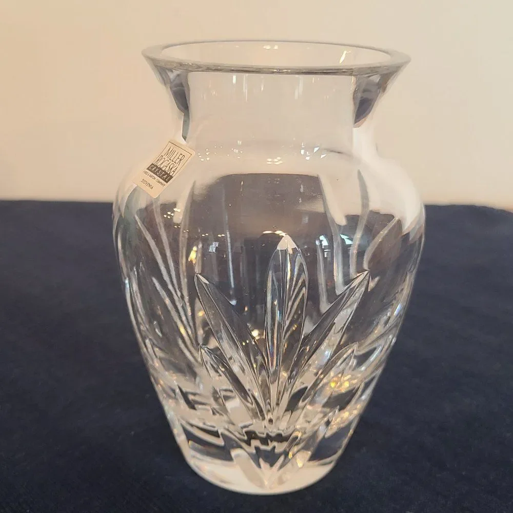 Miller Rogaska Crystal Covington Urn Vase 5